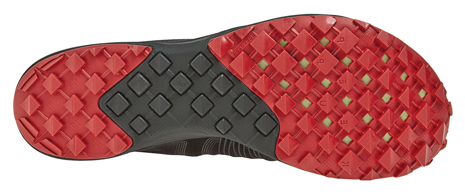 New Balance 110 Boot, Black with Red