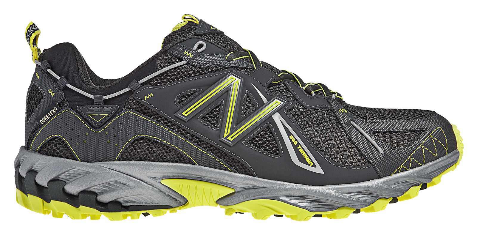 New Balance 610, Black with Yellow & Grey