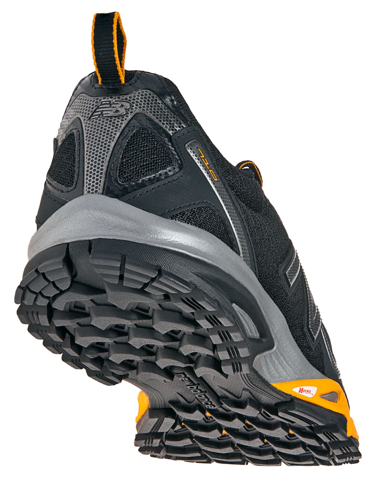 New Balance 710, Black with Orange &amp; Grey