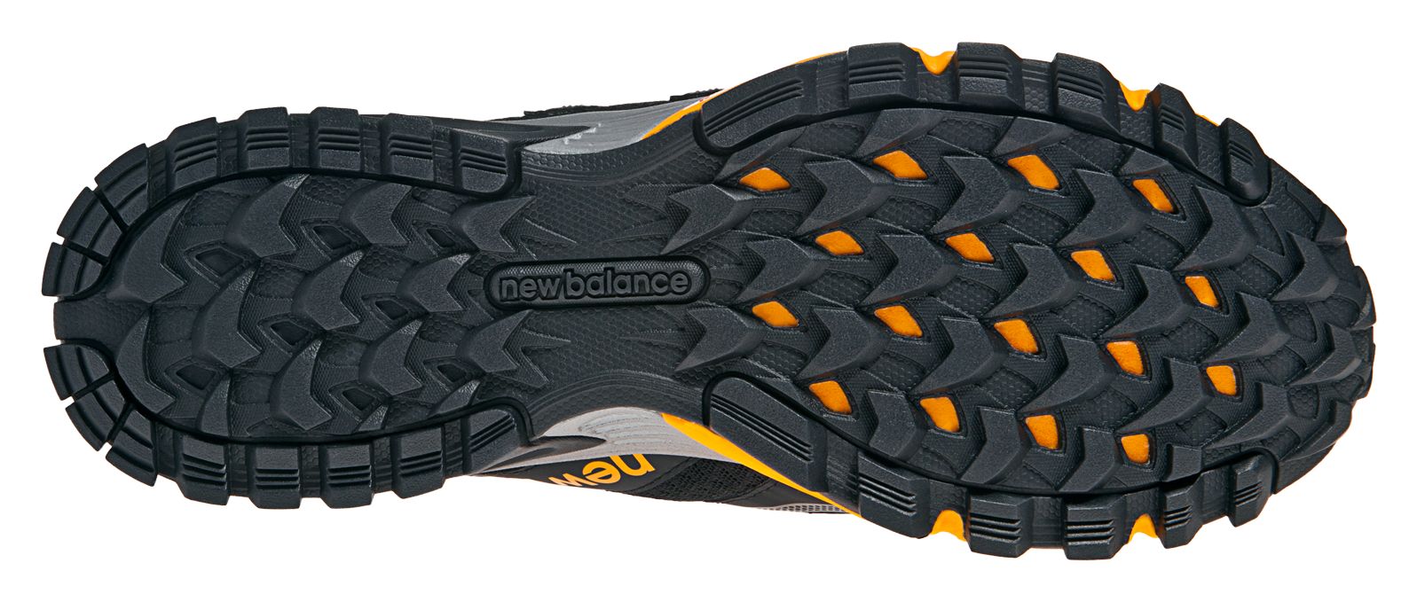 New Balance 710, Black with Orange &amp; Grey