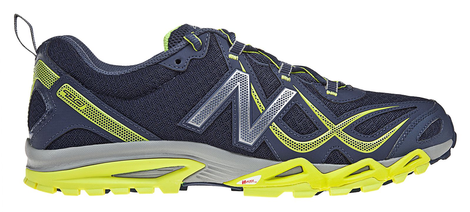 New Balance 710, Navy with Lime Green & Grey