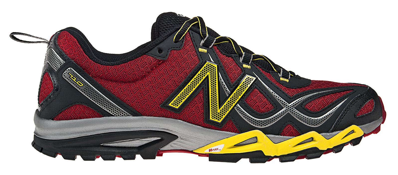 New Balance 710, Red with Black & Yellow