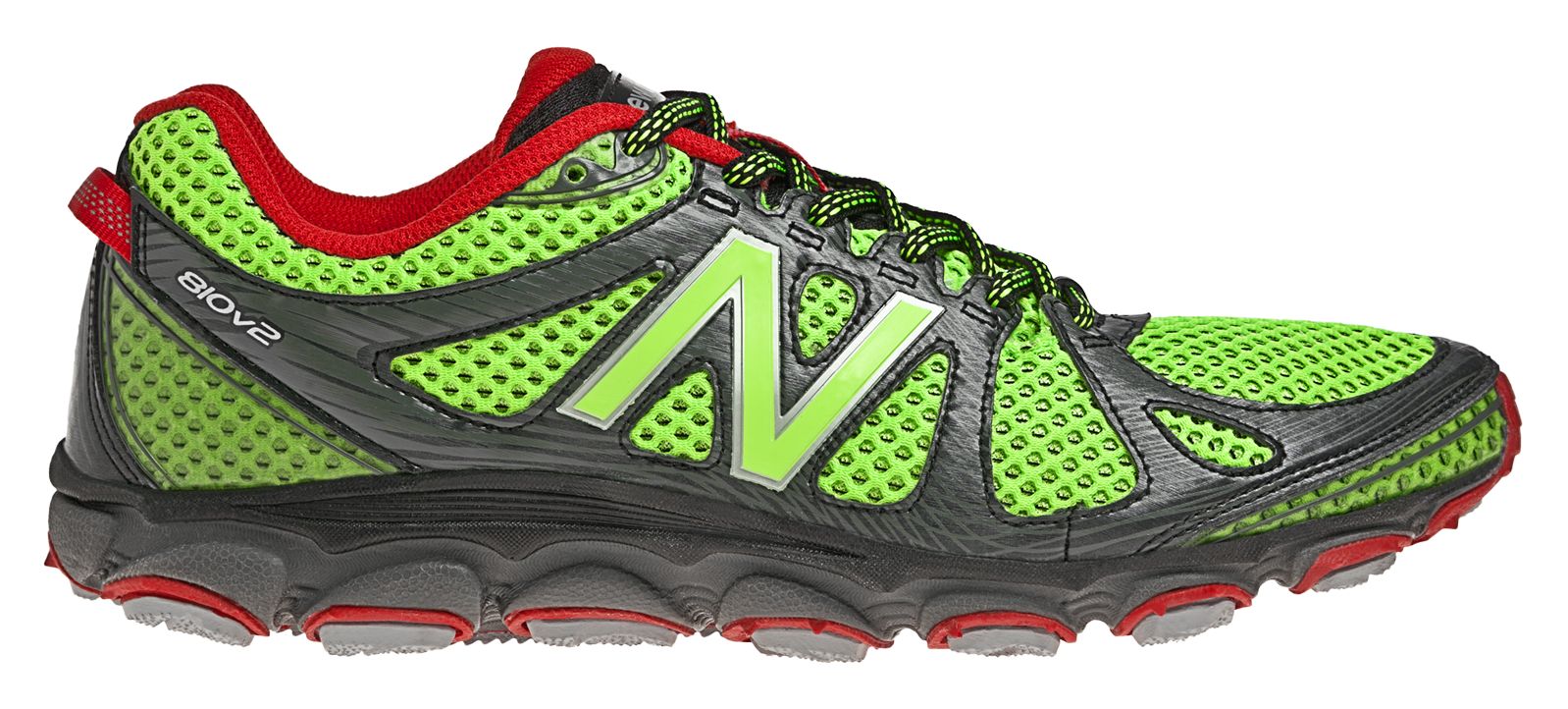 New Balance 810v2, Green with Grey & Red