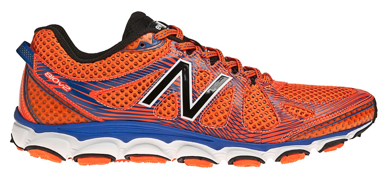 New Balance 810v2, Orange with Blue
