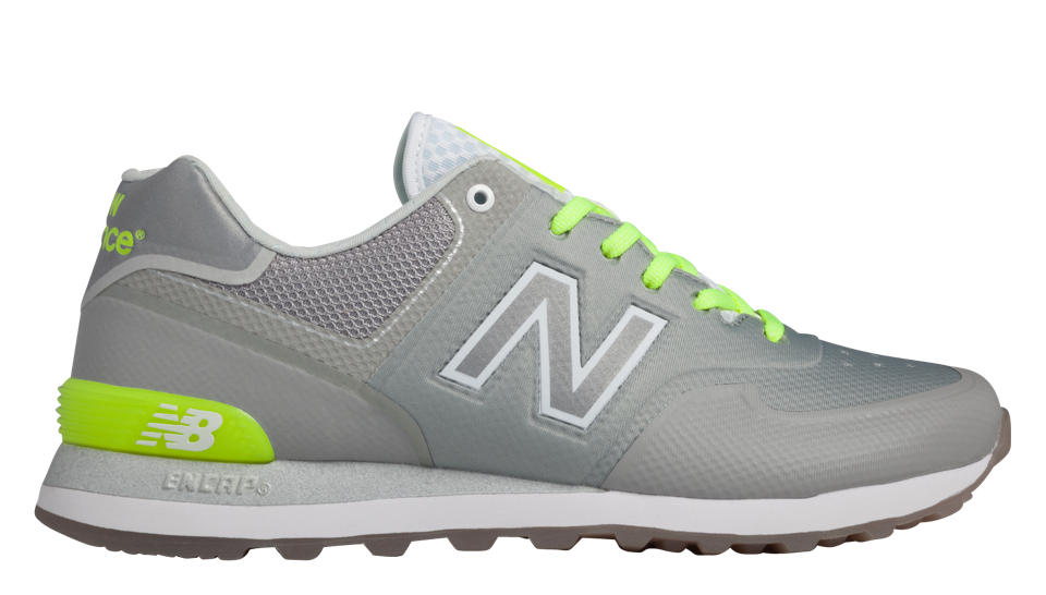 new balance gris et fluo