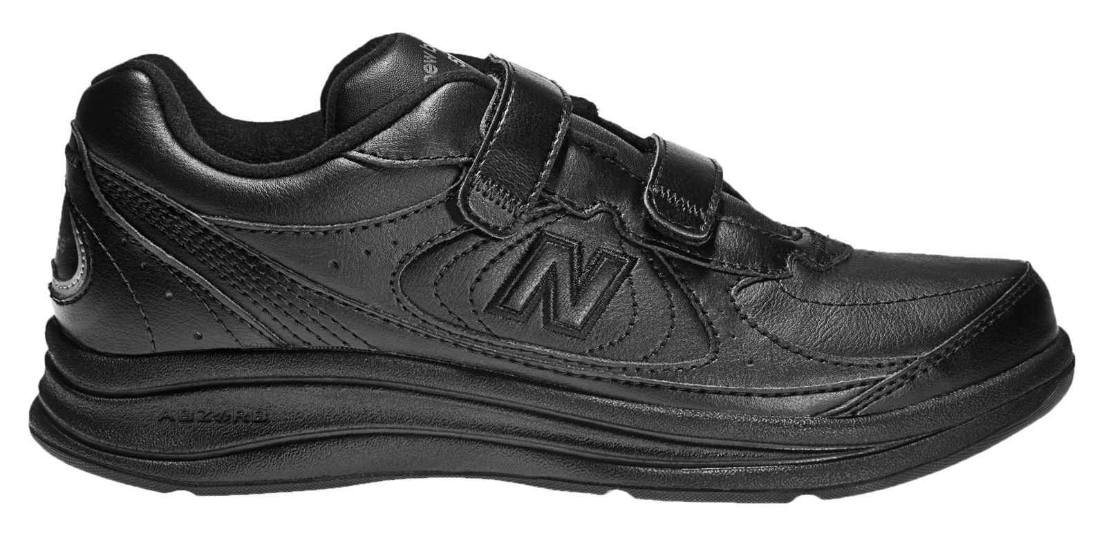 New Balance 577, Black with Black Suede