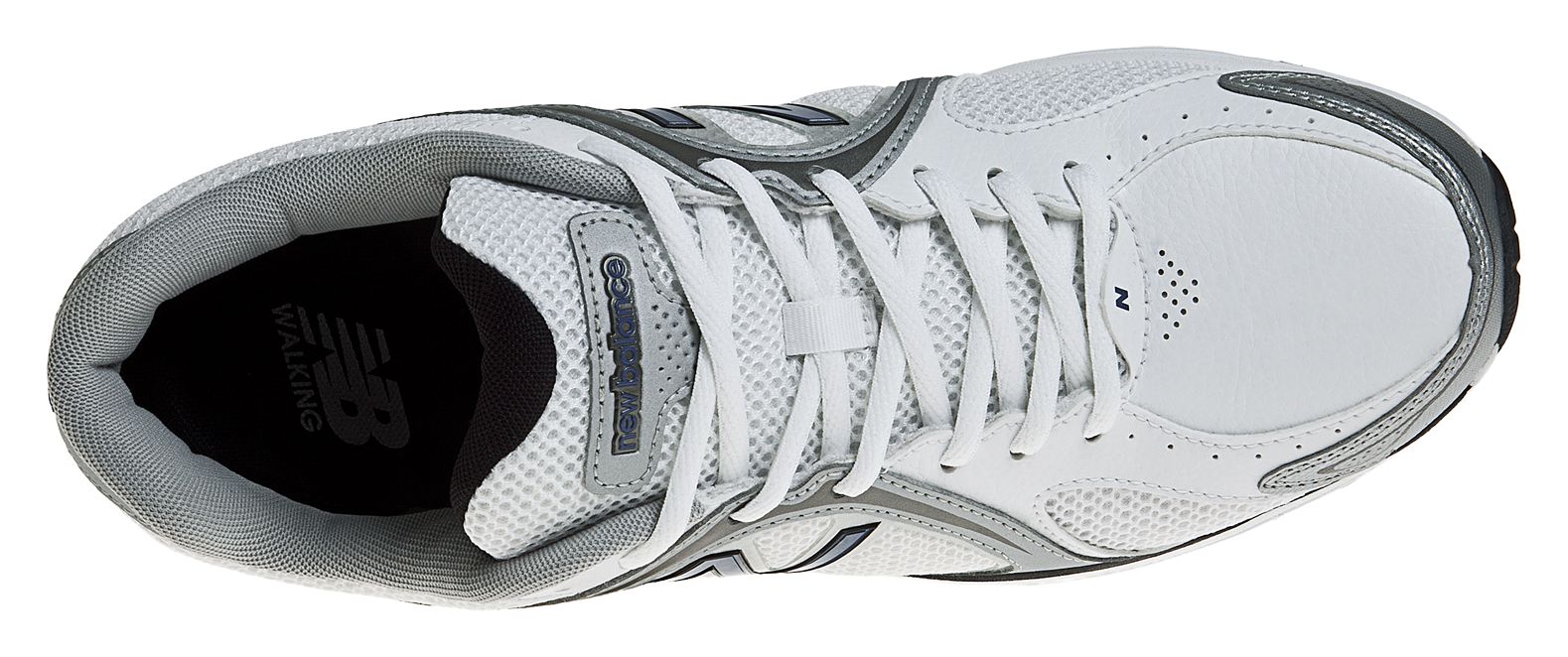 New Balance 847, White with Navy &amp; Silver