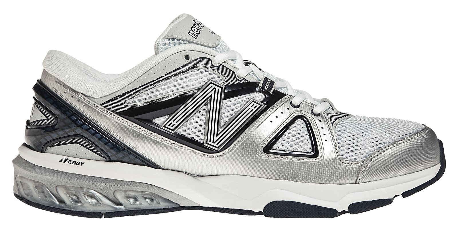 New Balance 1012, White with Grey & Navy