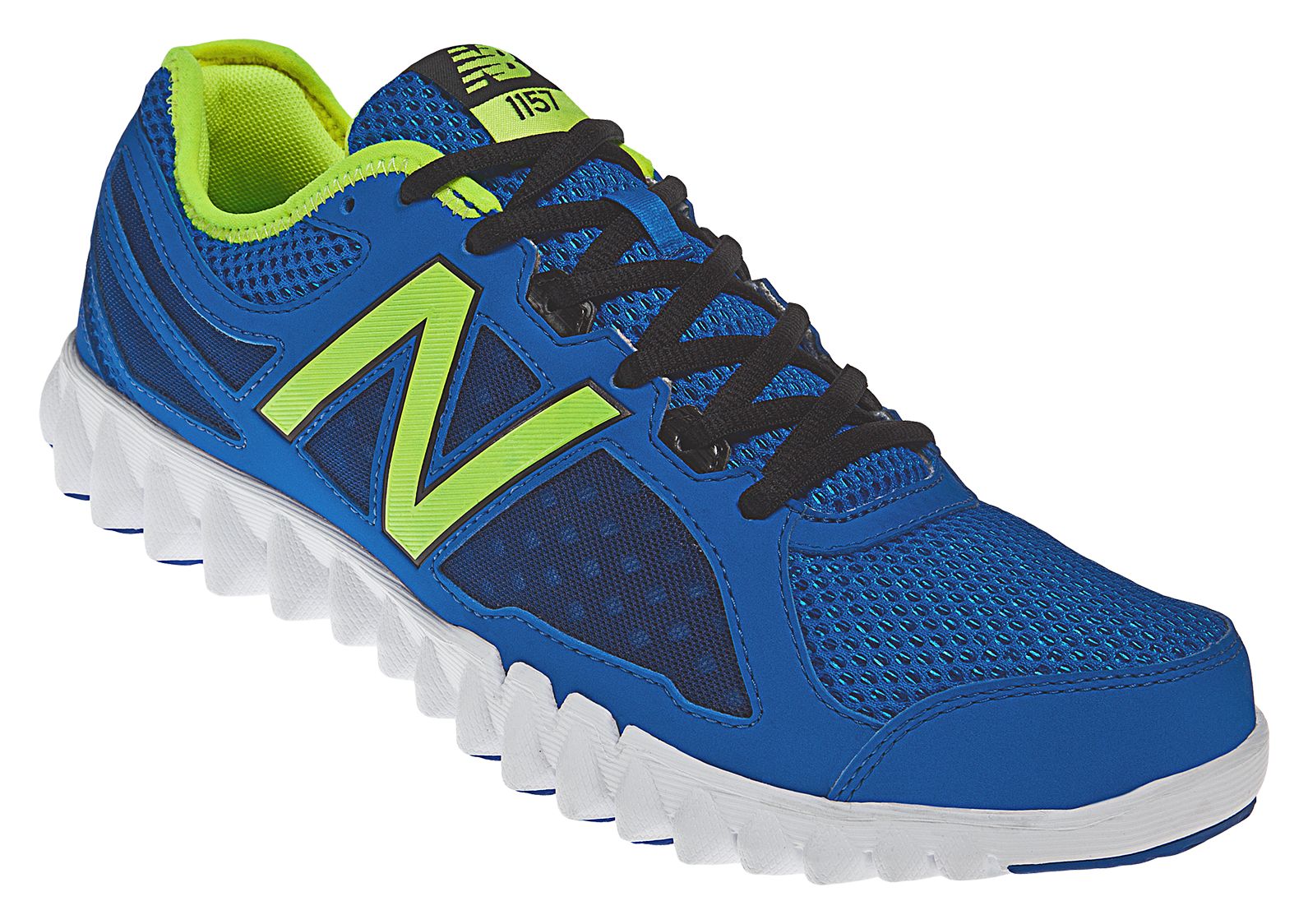 NBGruve 1157, Blue with White &amp; Neon Green