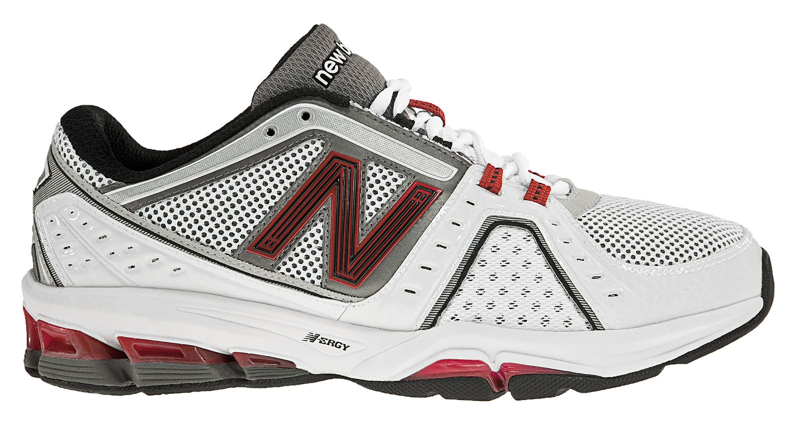 New Balance 1211, White with Black & Red