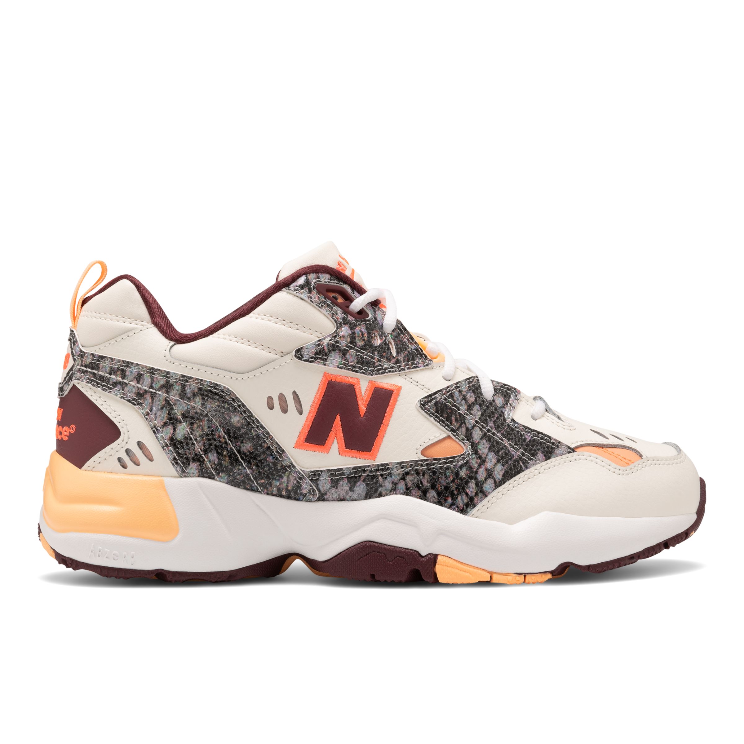 New Balance 608 Shoes - Sea Salt/Light Mango/Snake Skin - MX608SO1