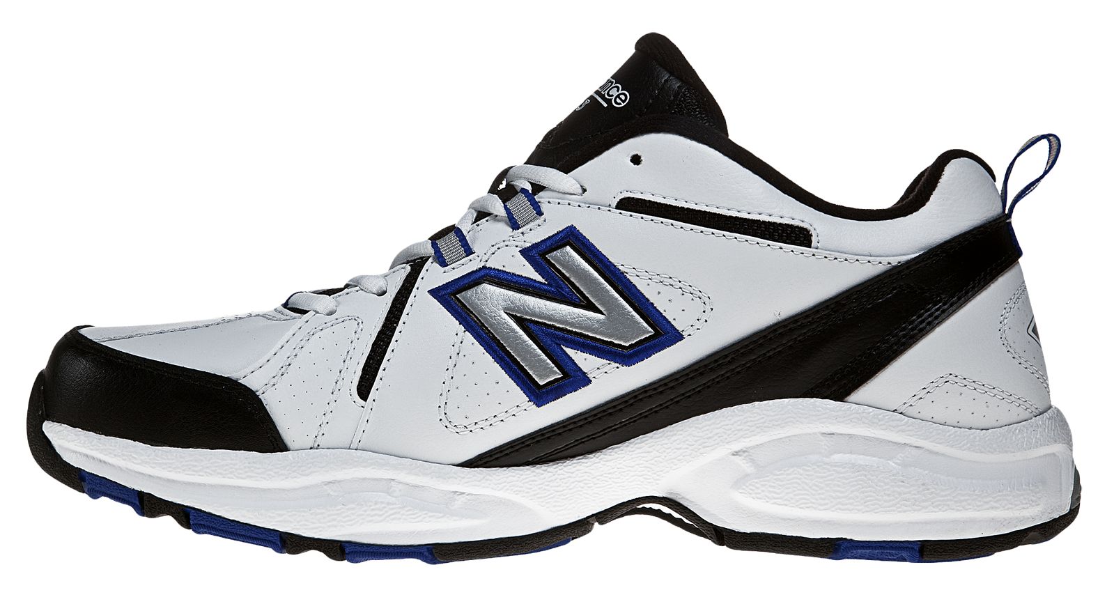 New Balance 608, White with Black &amp; Blue