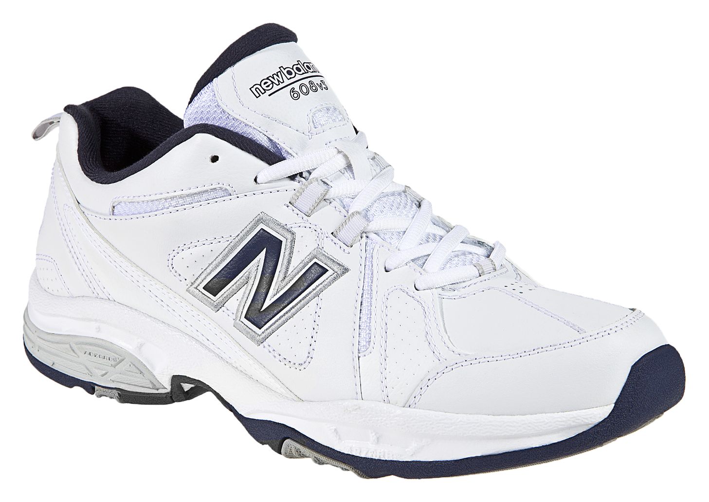 New Balance 608, White with Blue &amp; Silver