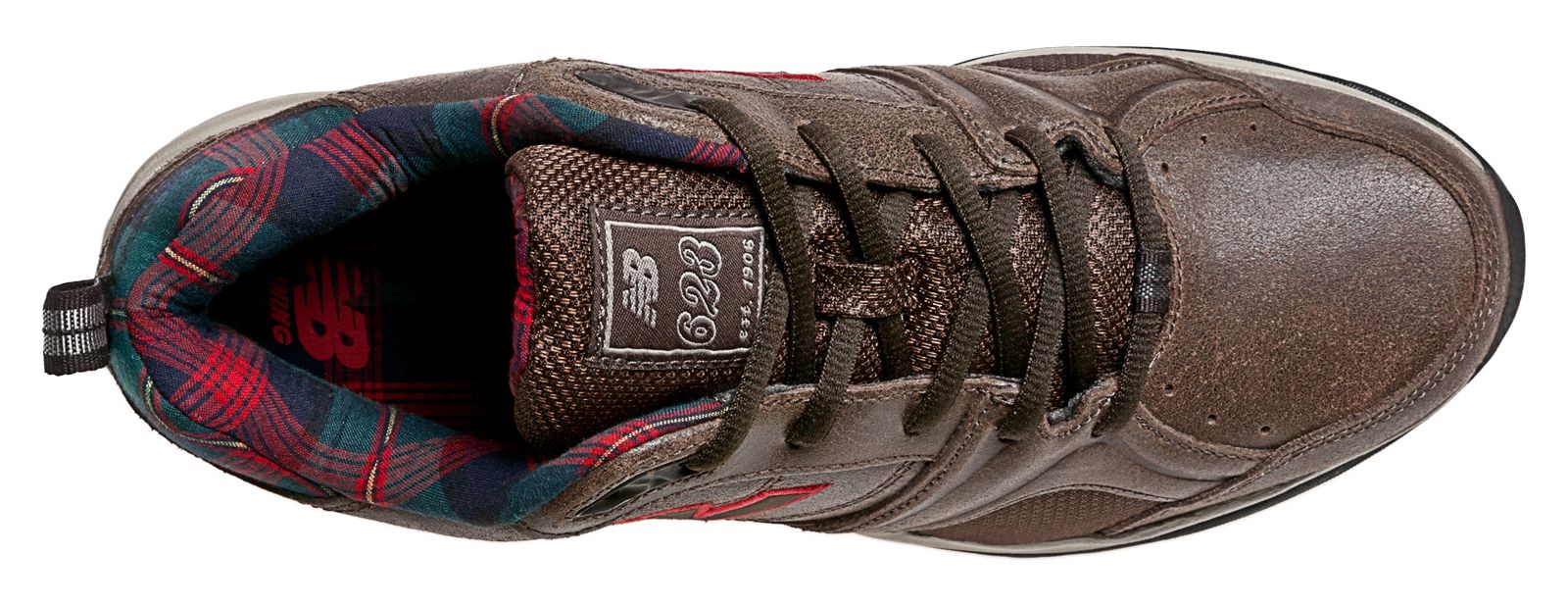 New Balance 623v2, Brown with Red