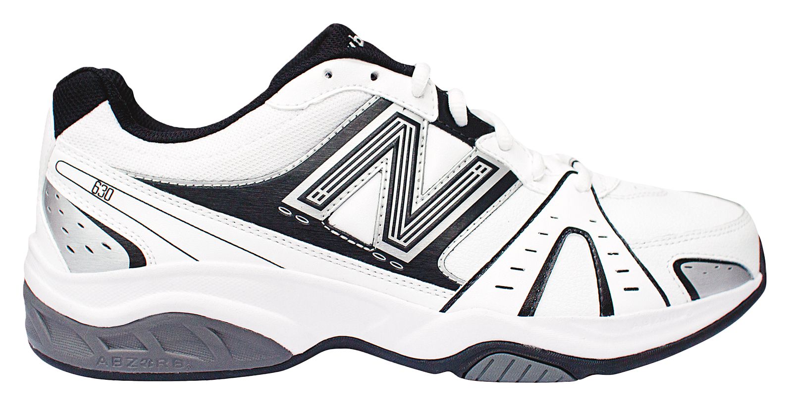 New Balance 630, White with Black & Silver