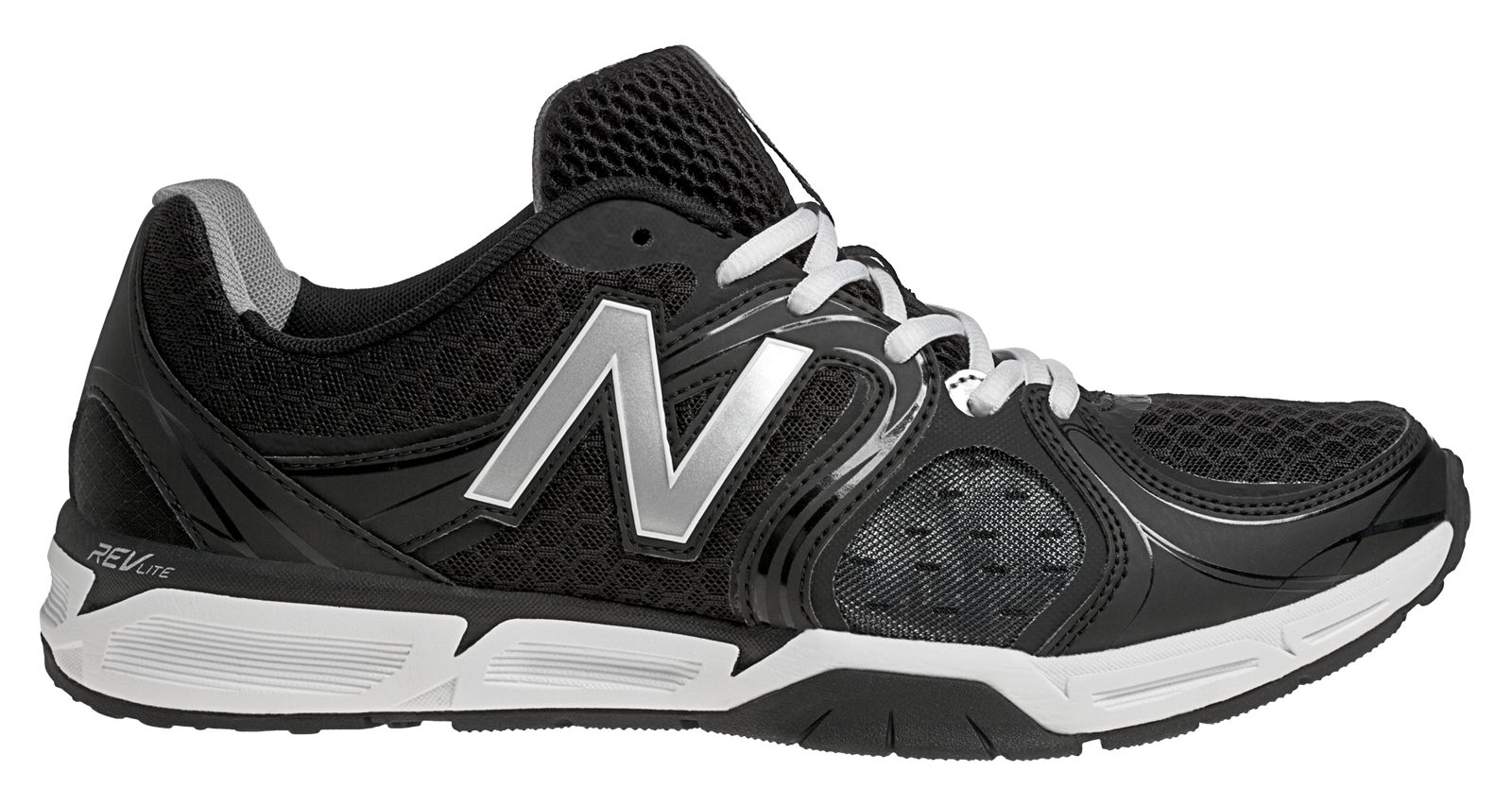 New Balance 797v2, Black with Silver
