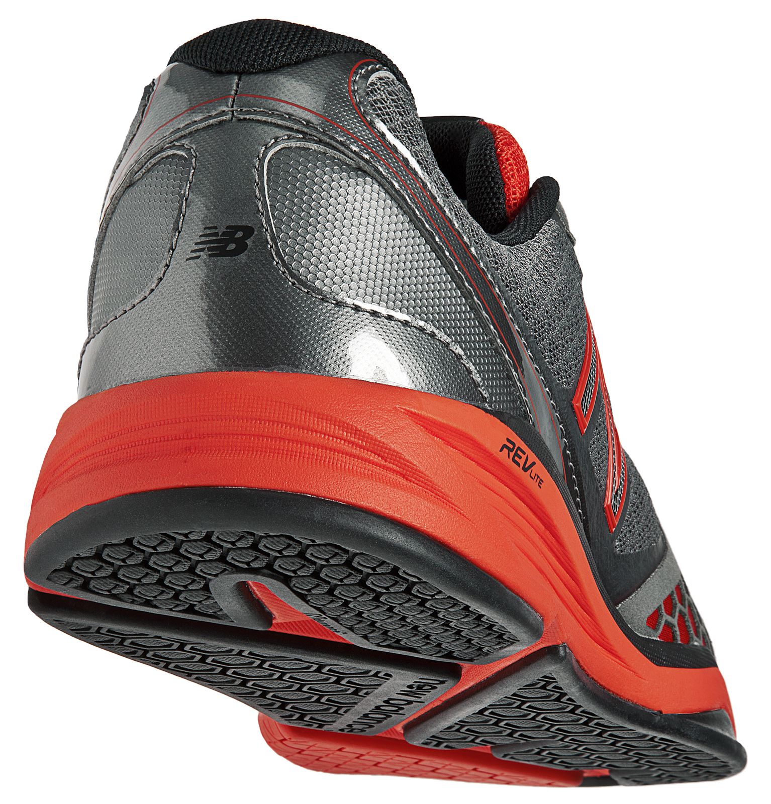 New Balance 797, Titanium with Cherry Tomato