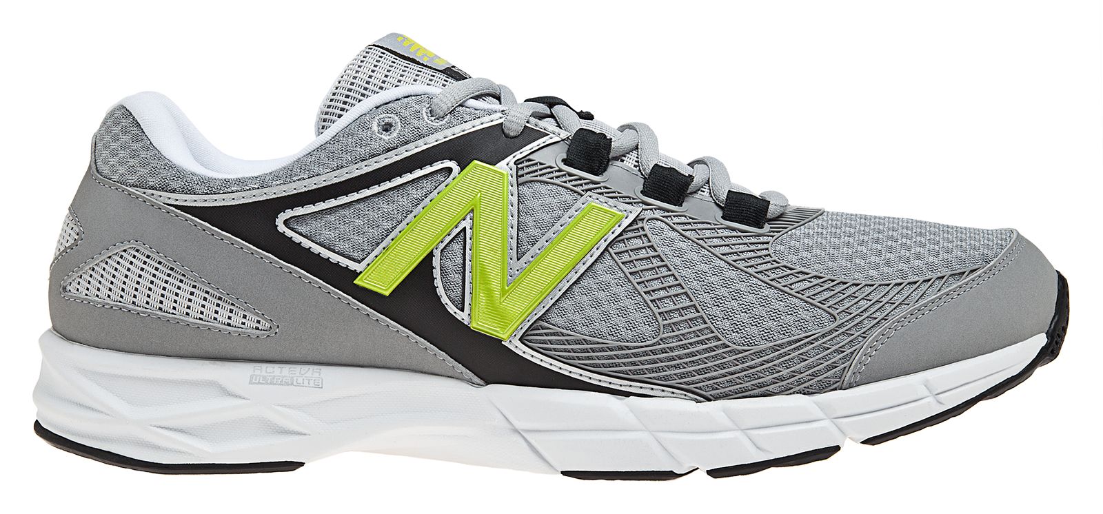 New Balance 877, Silver with Green