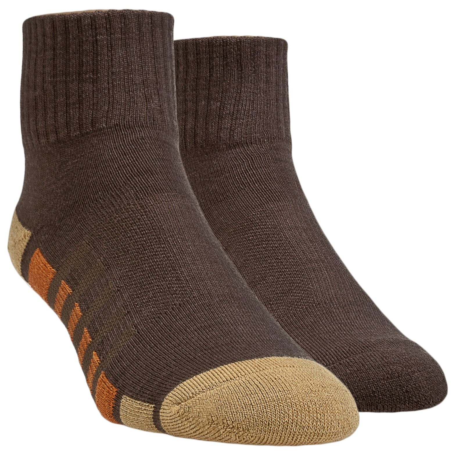 N003 Crew (2 pack), Black with Brown & Gold