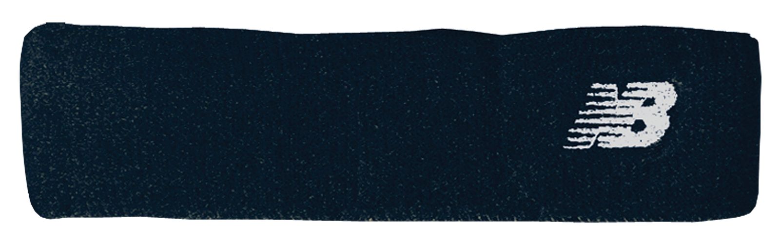 Athletic Head Band, Black with White