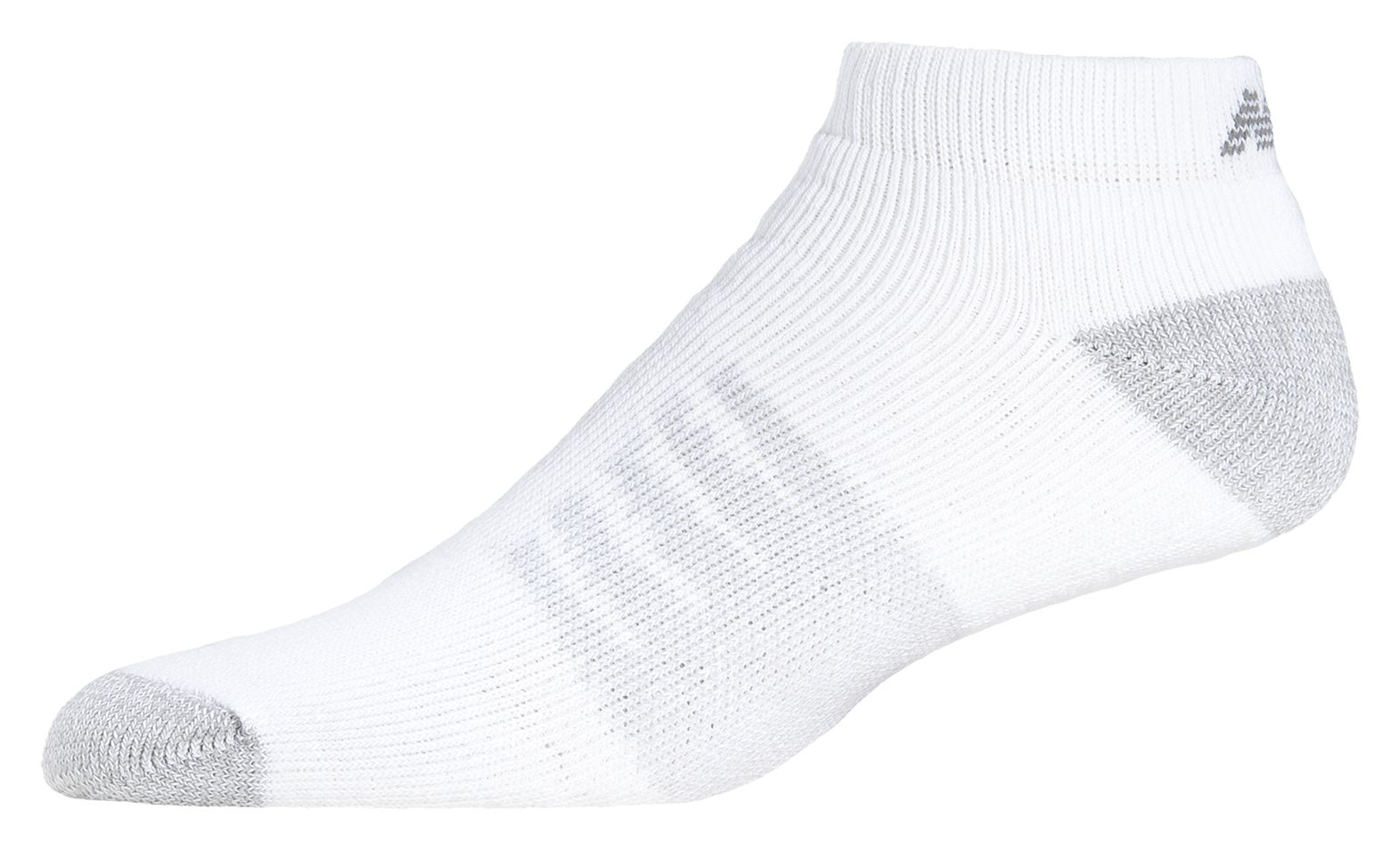 Core Low Cut (4 pack), White with Grey
