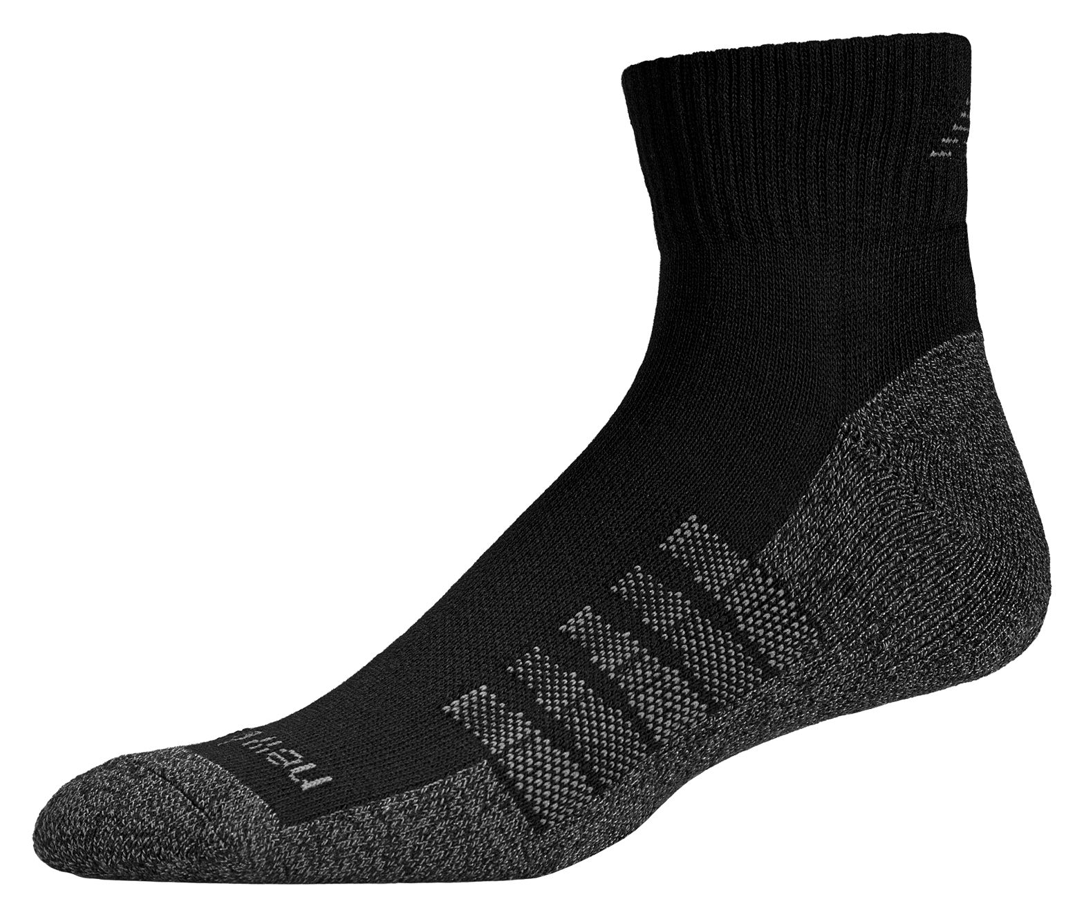Coolmax Quarter (3 pack), Black