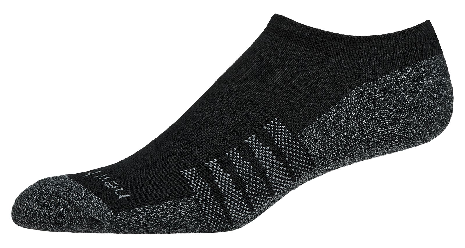 Coolmax No-Show (3 pack), Black