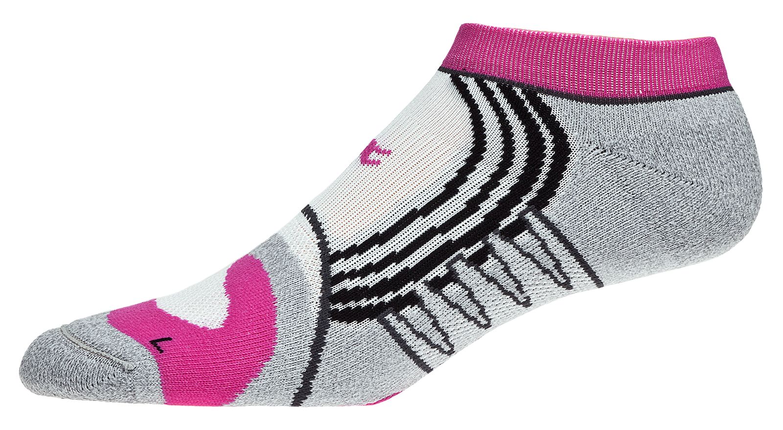 Technical NBx Low Cut (1 pair), Grey with Pink &amp; Black