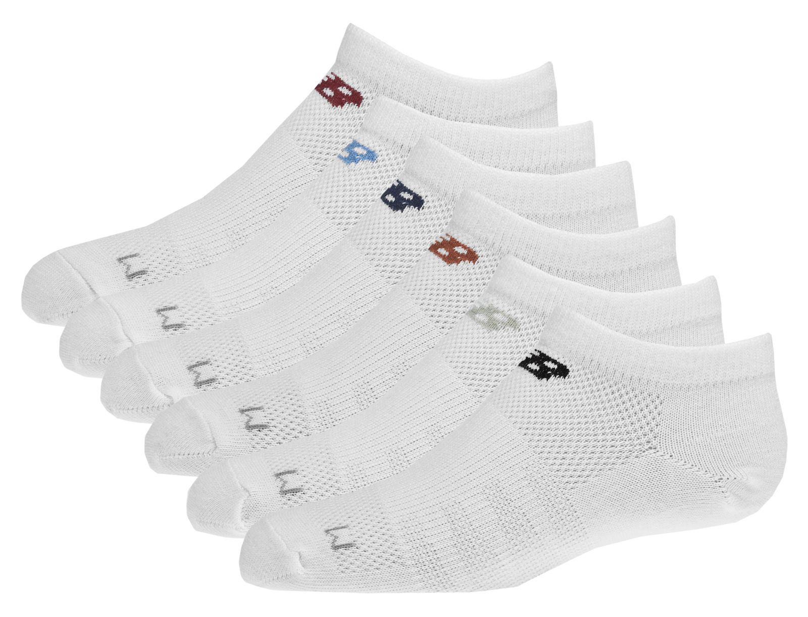 Kids No Show (6 pack), White