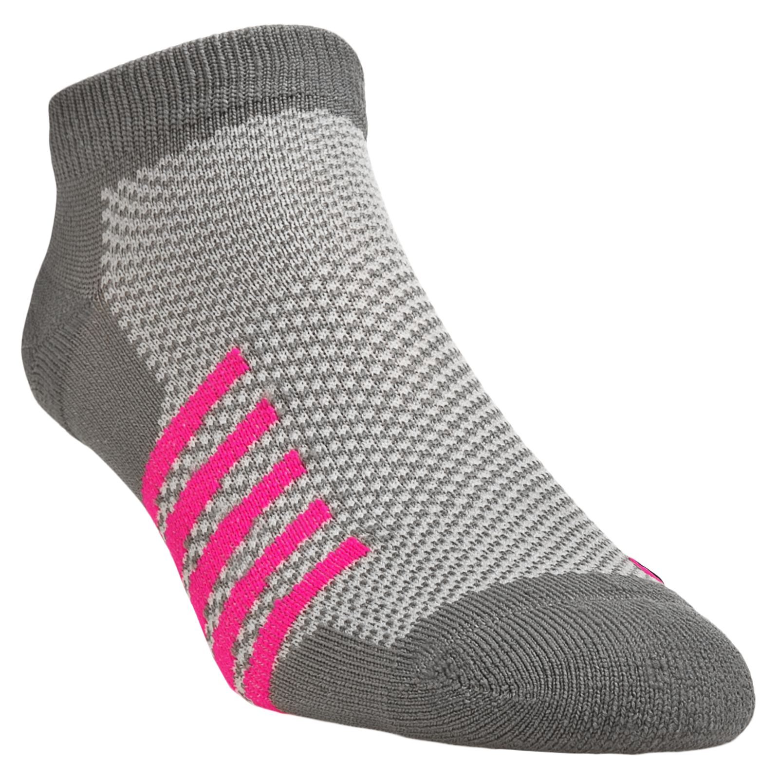NBx Cocona&trade; Low Cut (1 pair), Pink with Grey