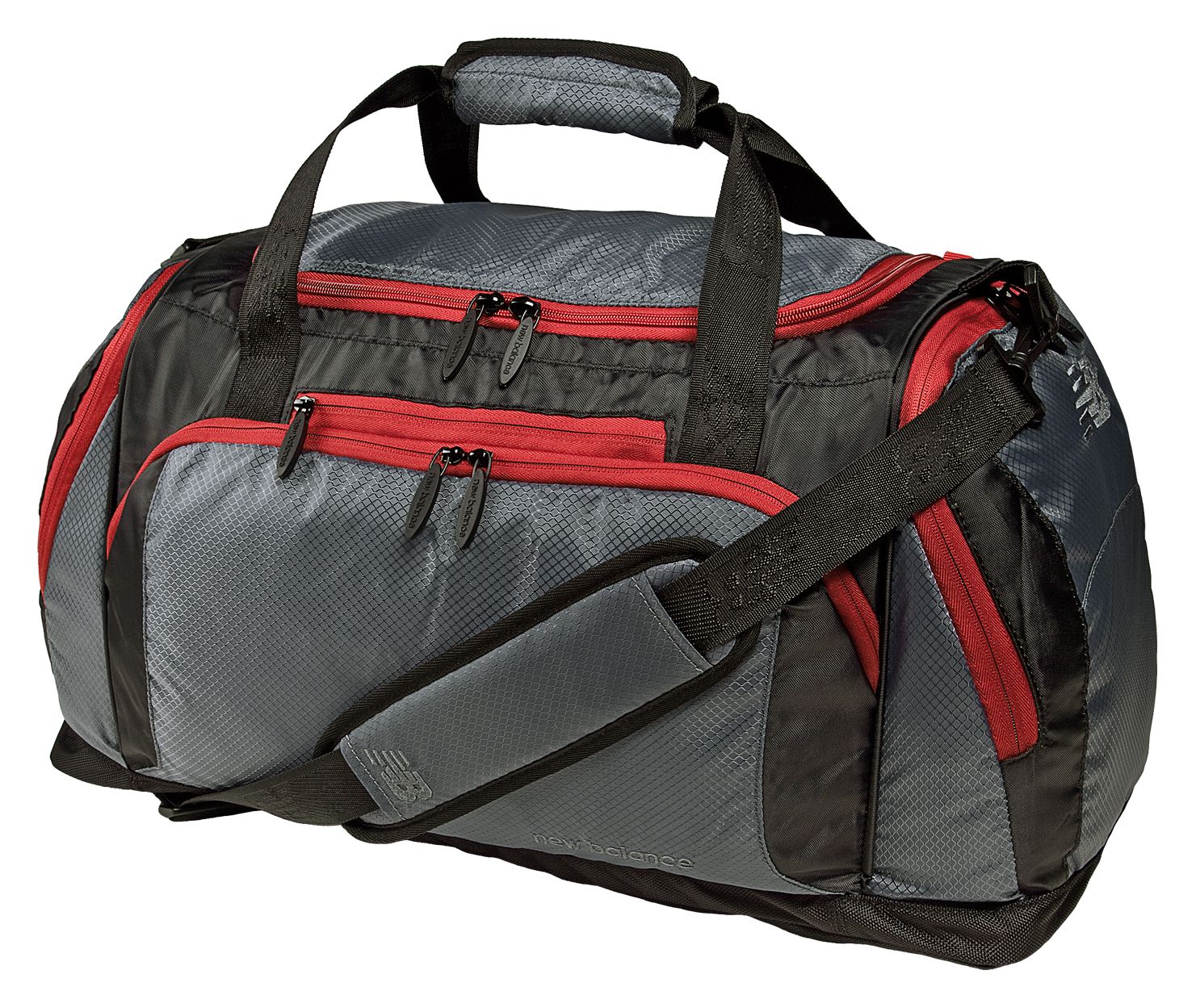 Performance Duffel, Grey with Black & Red