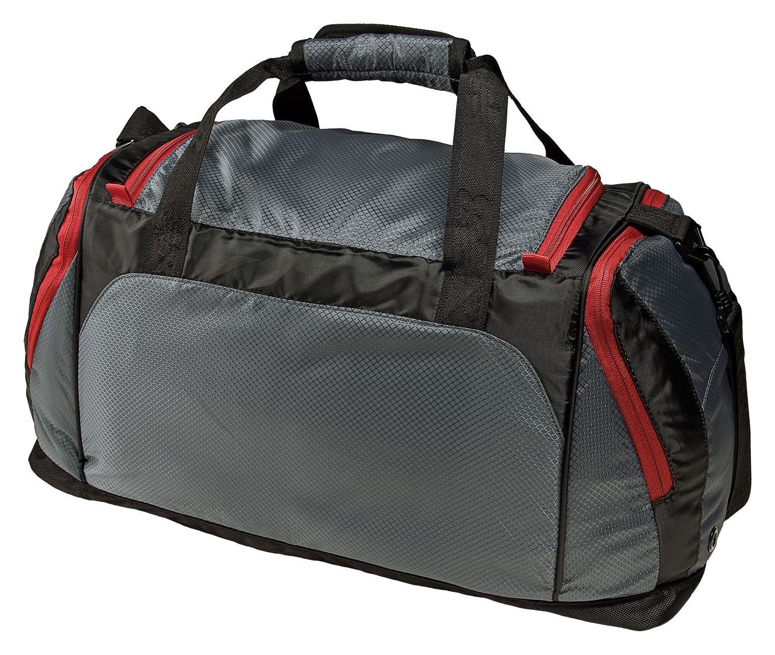 Performance Duffel, Grey with Black &amp; Red