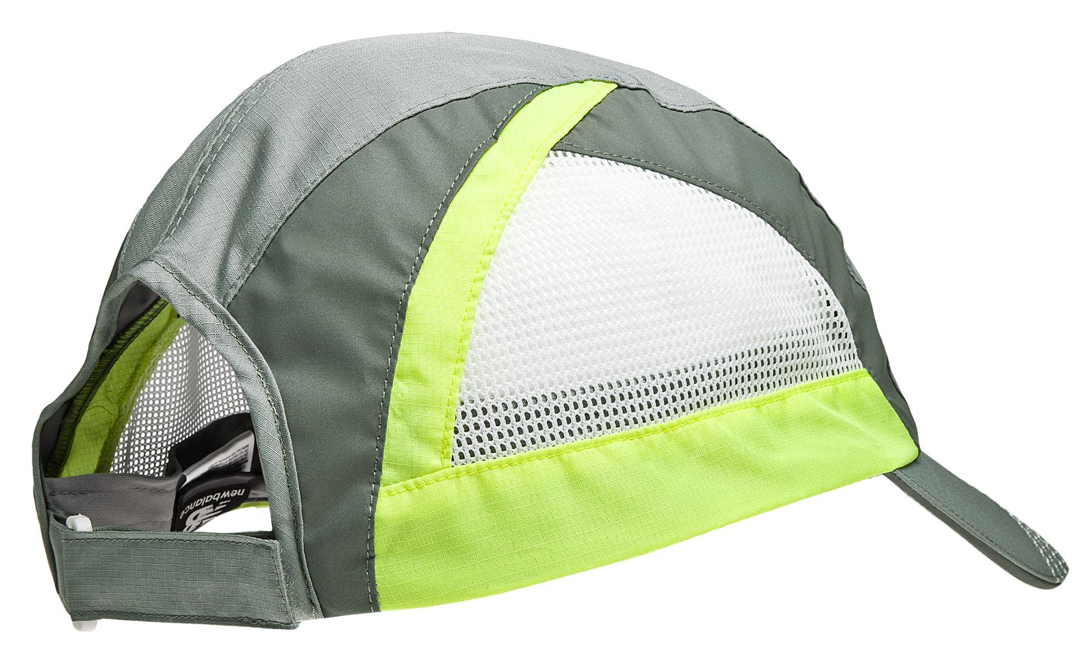 Tri-Viz Hat, Grey with Yellow &amp; White