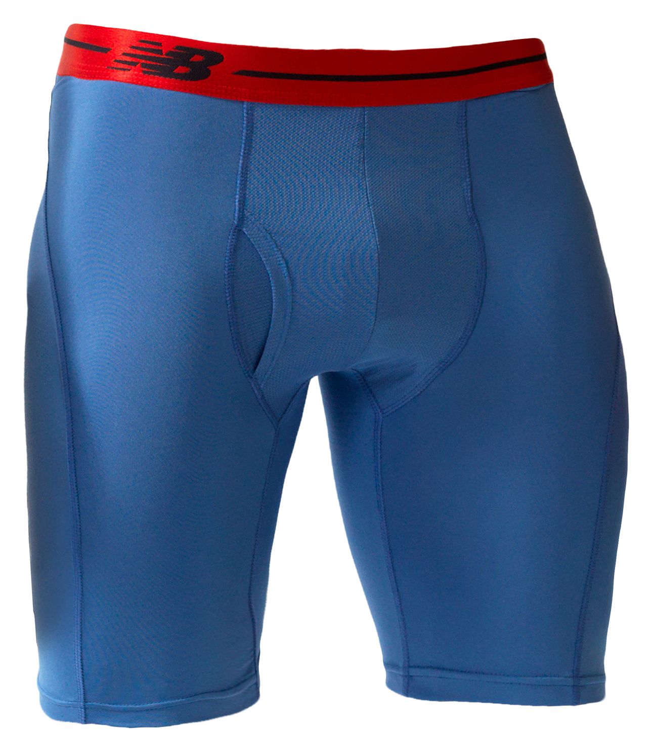 Sport Brief 9", Blue with Red