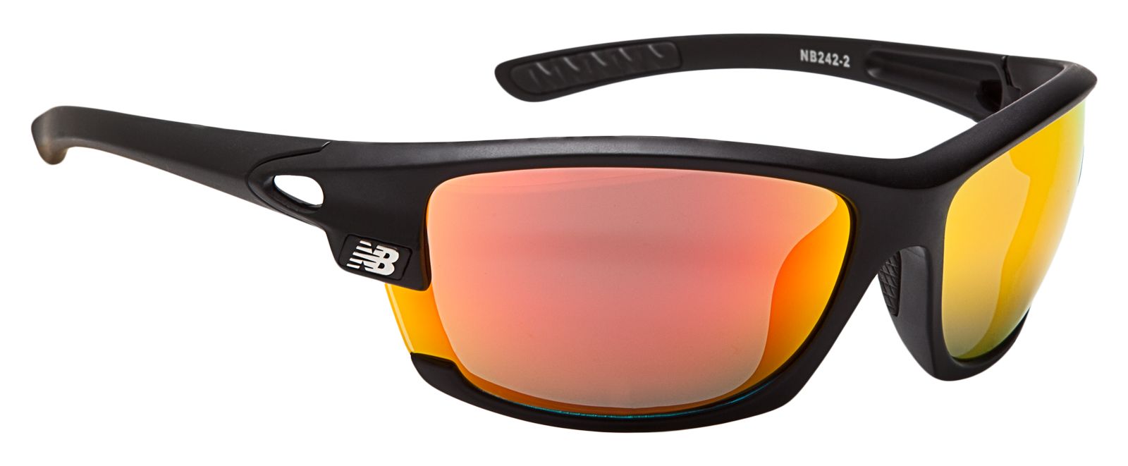 Performance Sunglasses, Black with Red