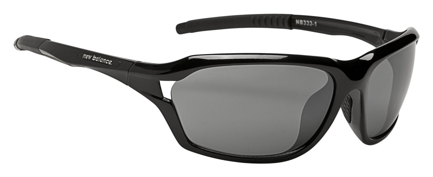 Performance Sunglasses, Black with Silver