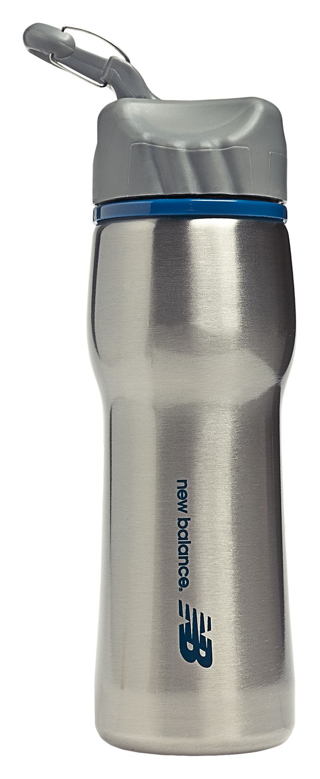 Stainless Steel Flip Straw Bottle 500 mL, Silver