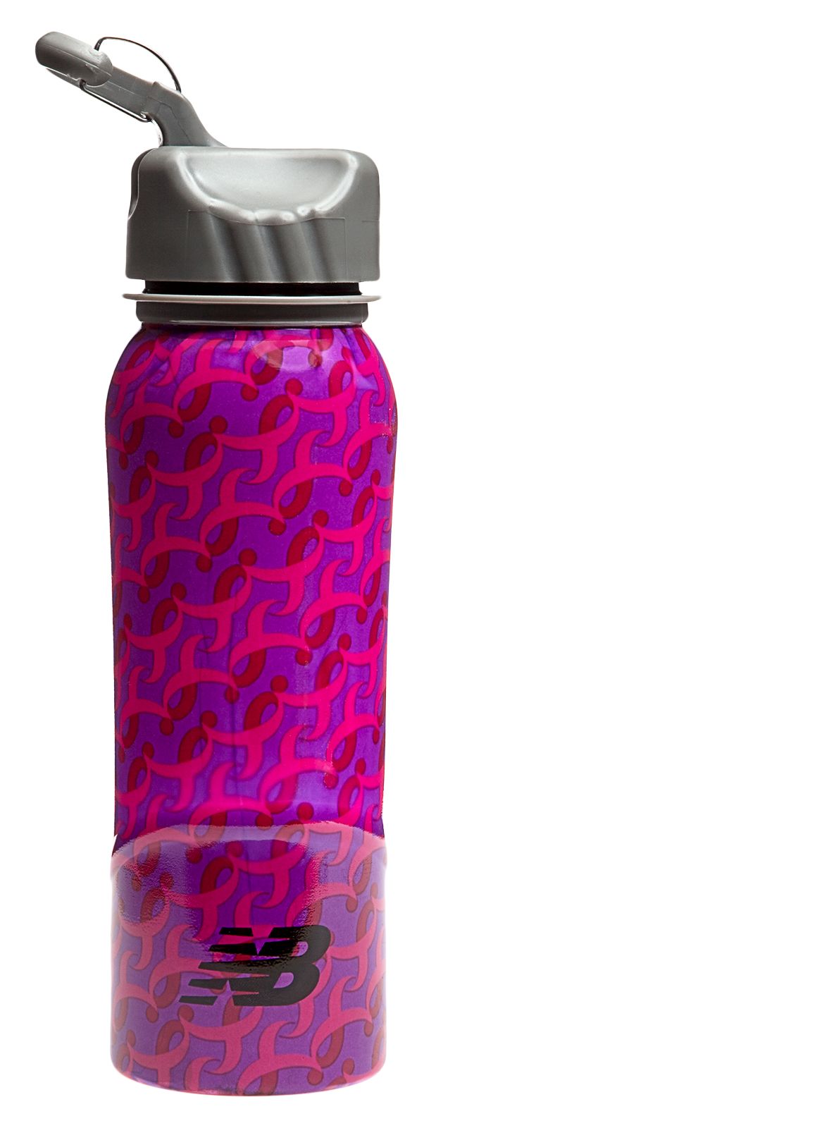 New Balance 700ml Steel Komen Bottle, Pink with Komen Pink & Purple