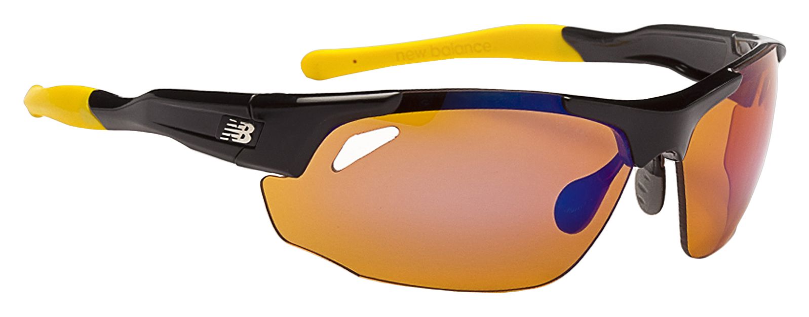 Interchangeable Lens Sunglasses, Black with Yellow