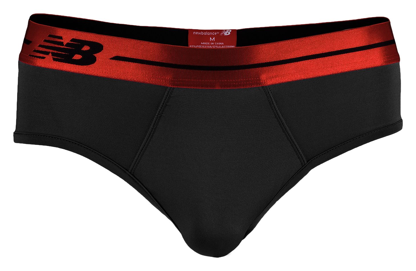 Sport Brief, Black with Red