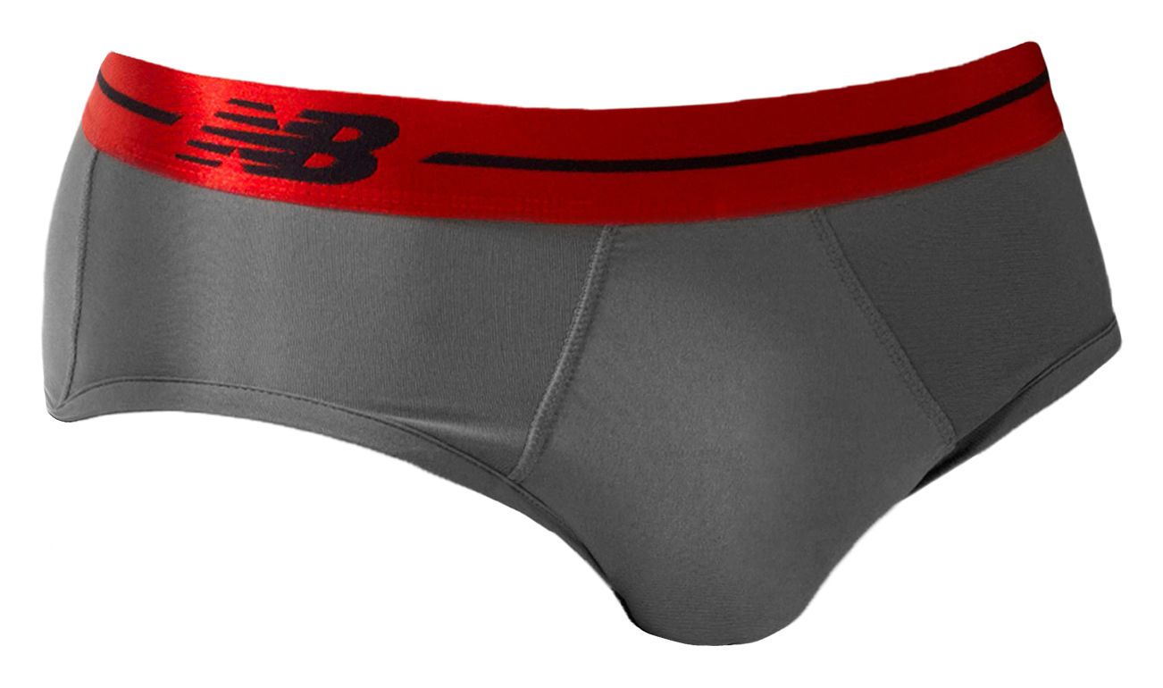 Sport Brief, Grey with Red