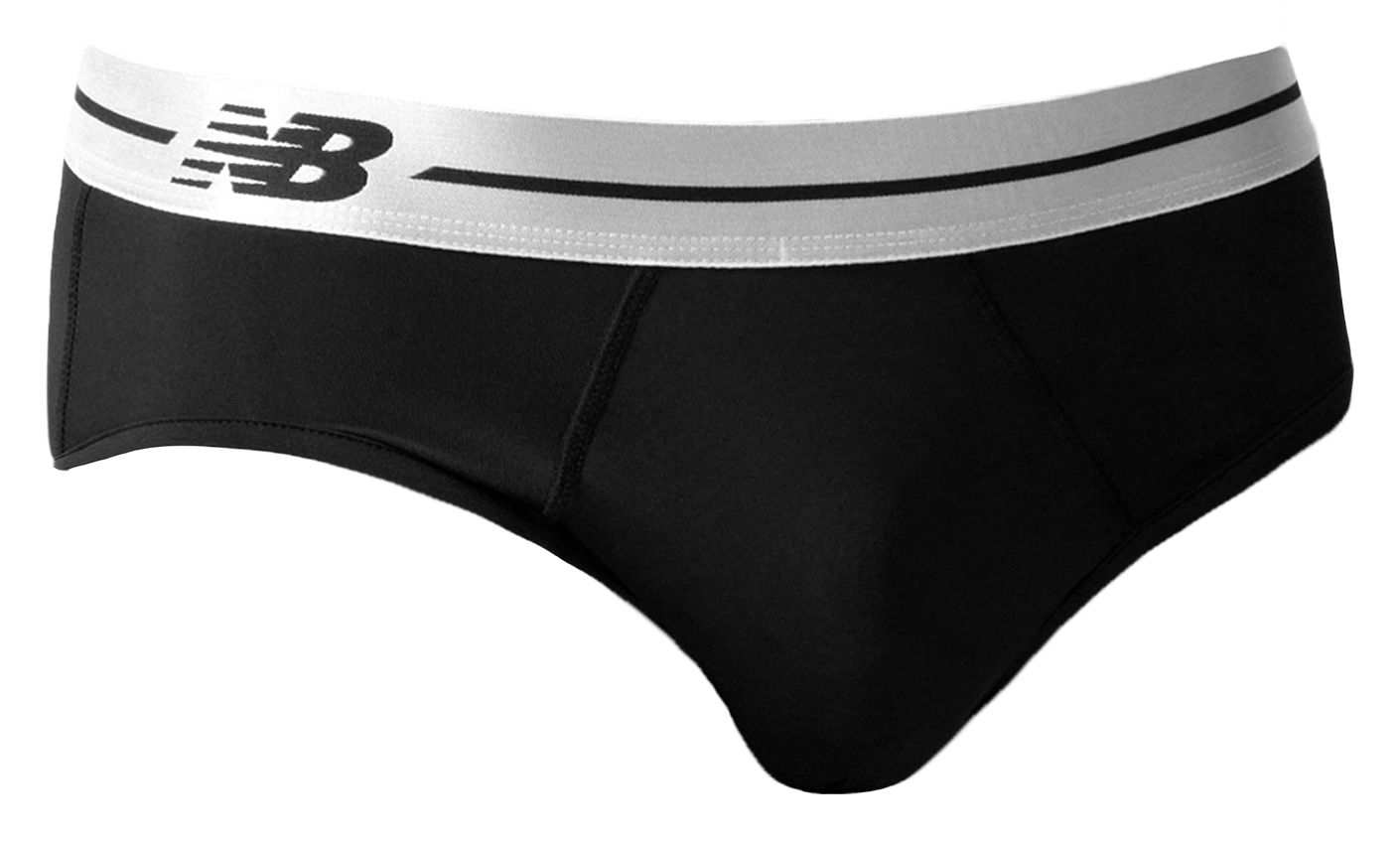 Sport Brief, Black with White