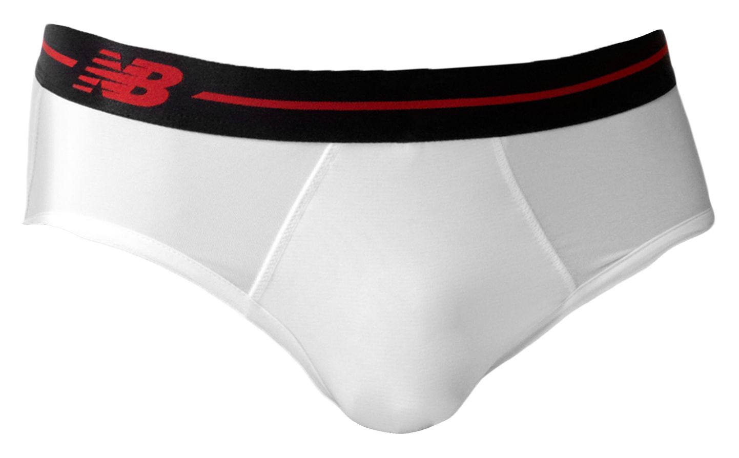 Sport Brief, White with Black