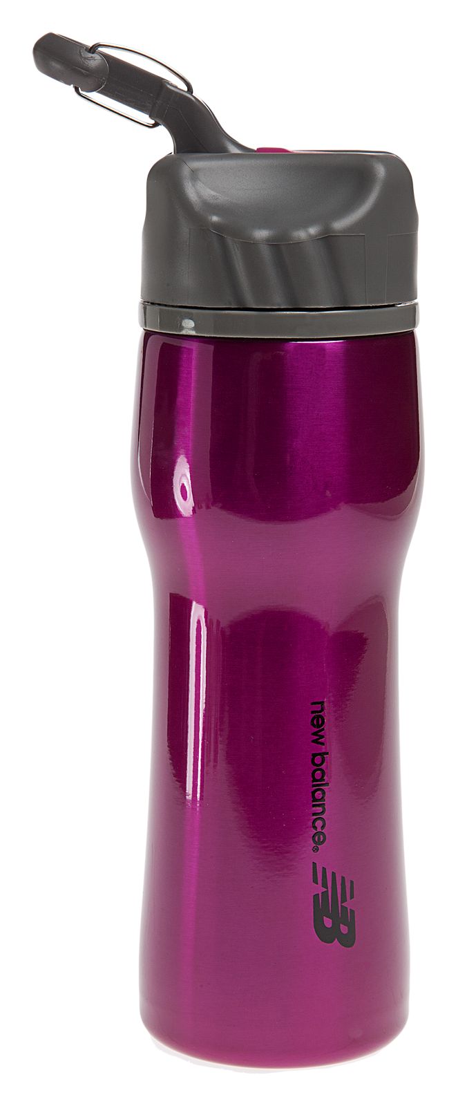 500 mL Stainless Steel Water Bottle, Festival Fuchsia with Grey