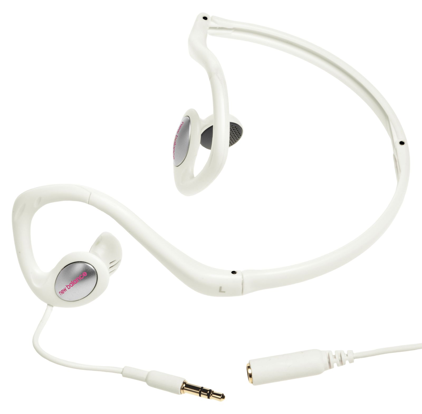 Foldable Sport Earbuds, White