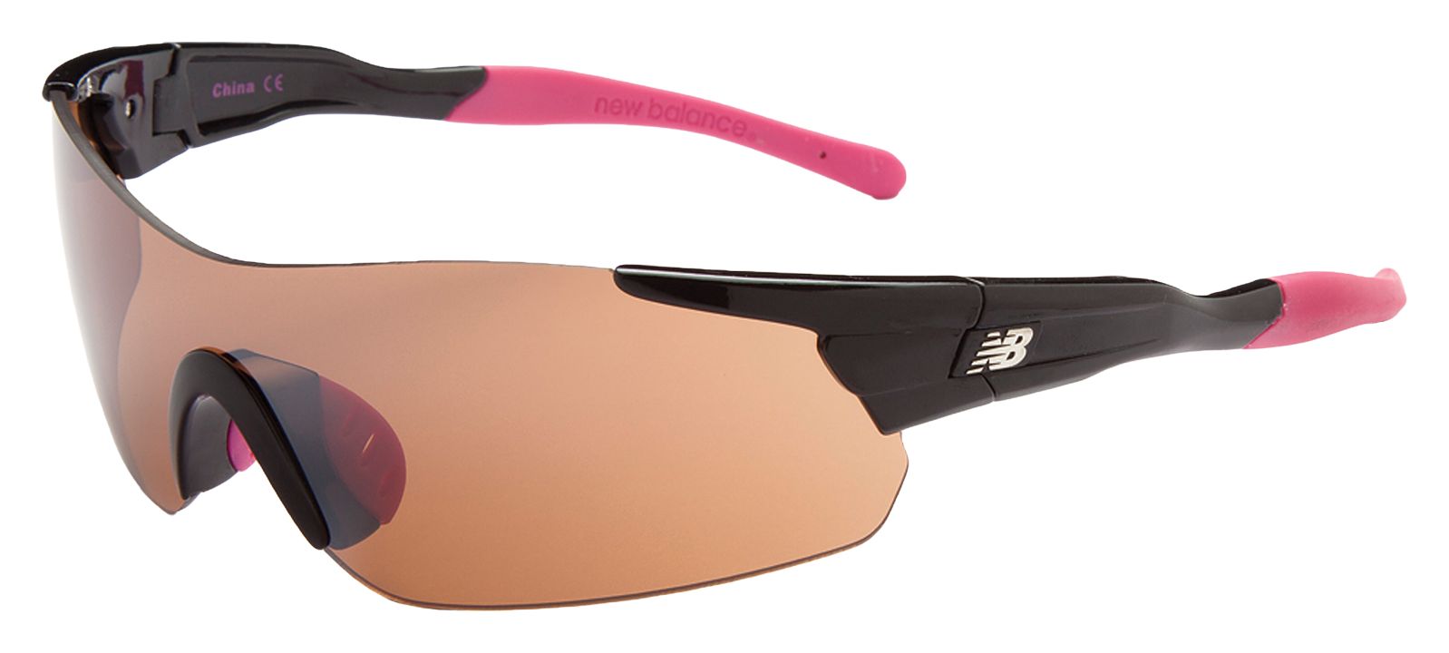 Polycarbonate Sunglasses, Pink with Black