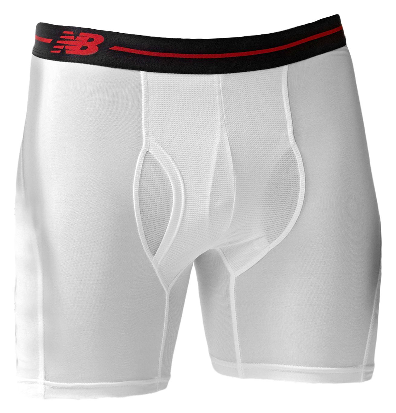 Sport Brief 6", White with Black