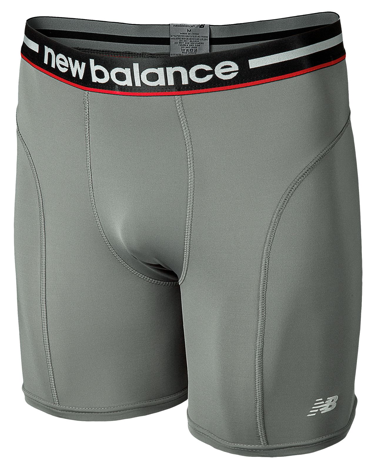 Lifestyle Boxer Brief 6", Grey with Black