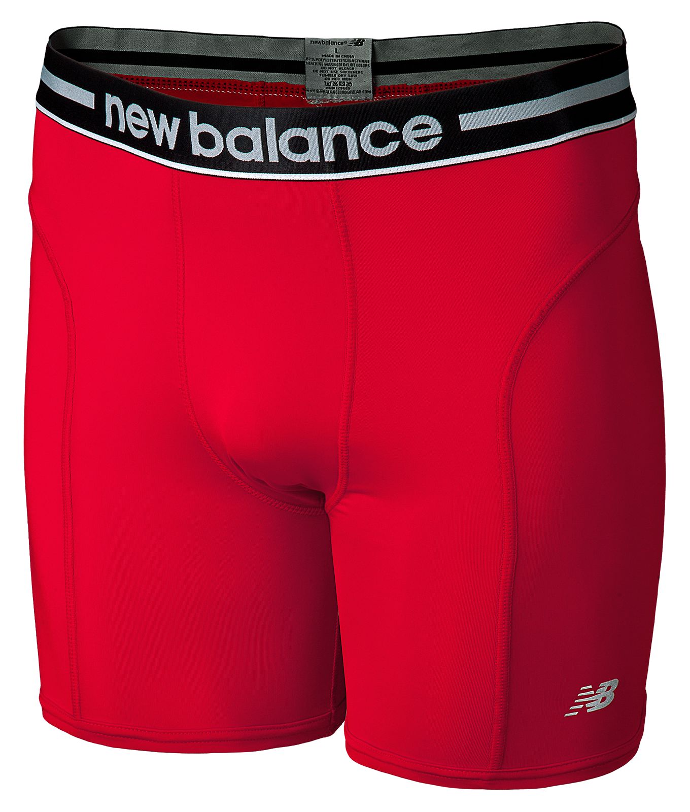 Lifestyle Boxer Brief 6", Formula One Red with Black