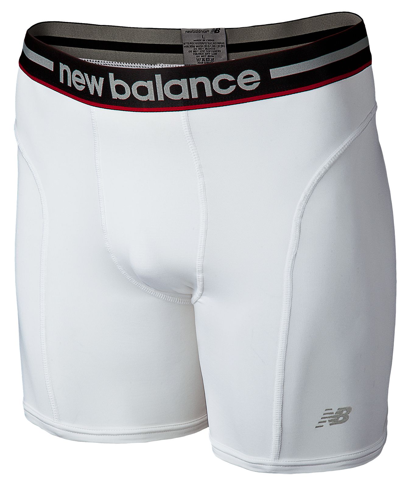 Lifestyle Boxer Brief 6", White with Black